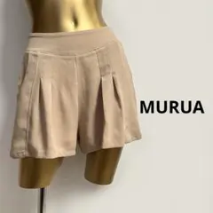 【2062】MURUA フレア ショートパンツ F ベージュ