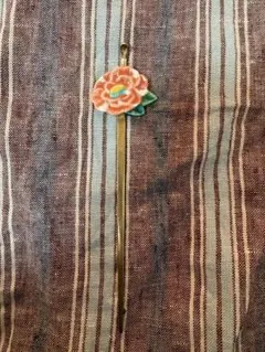 値下げ　かんざし屋wargo 九谷焼一本簪 椿？