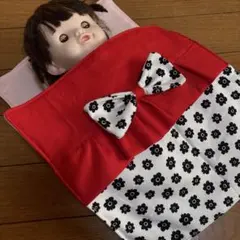 ぽぽちゃん　お人形 布団3点セット 寝具セット　花柄フリルのサムネイル