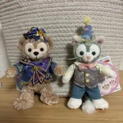 新品　ダッフィー ジェラトーニ ぬいぐるみバッジ　フロムオールオブアス