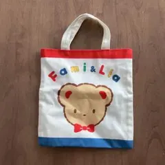 ファミリア レトロ可愛い ファミちゃん ミニ トートバッグ ミニバッグ