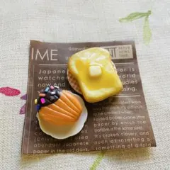 ミニチュアフード♡マドレーヌとトースト