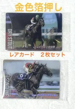 サラブレッドホースコレクション ツインウエハース 第3R戸崎圭太サイン２枚セット