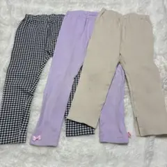 ユニクロ　レギンスパンツ100３枚
