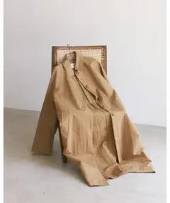 【美品】TODAYFUL ステンカラーオーバーコート ベージュ