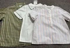 110cmくらい シャツ3枚 ボンポワン アマイアキッズ 未使用タグ付きあり