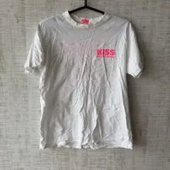 【アンティーク】昭和レトロ KISS RACING キスレーシング Ｔシャツ