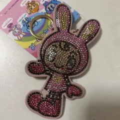 ナルミヤキャラクターズ ラインストーンデコキーホルダー メゾピアノ ベリエちゃん