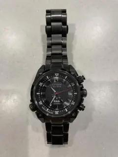 CITIZEN ATTESA Eco-Drive 電波時計 本体　ブラック　限定