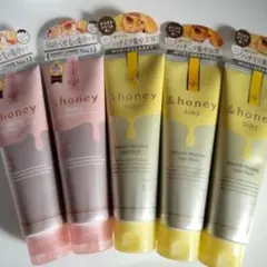 &honey スムースモイスチャー ヘアパック、メルティモイストリペア　おまけ付