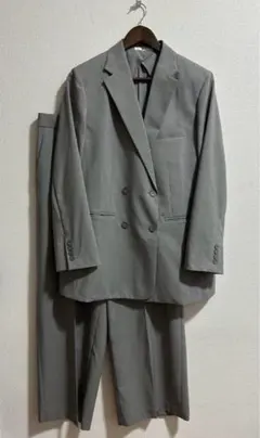 【セットアップ】ユニクロC ダブルジャケット タックワイドパンツ　Lサイズ