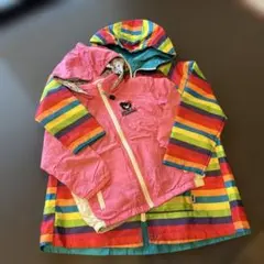 DOUBLE Ｂフード付きジャケット グリーンレーベル雨ガッパ