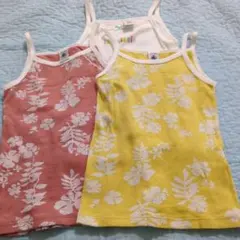 ☆中古☆プチバトー　キャミソール3枚組　5ans/110cm