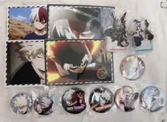 僕のヒーローアカデミア ヒロアカ 轟焦凍 爆豪勝己 セット 缶バッジ アクスタ