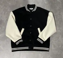 Rocky Monroeスタジャン ブラック ホワイト Mサイズ
