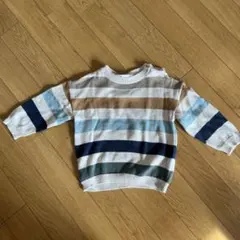 H&M ストライプニットセーター 9-12M