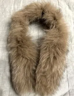 SAGA FURS サガフォックス リアルファー マフラー モカ