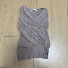 ROYAL PARTY カシュクール リブニット トップスのサムネイル