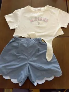 キッズ◆メゾピアノ◆トップス＆キュロット◆サイズ140