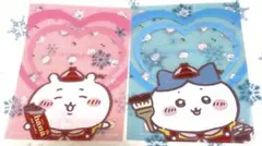 未使用　ちいかわ　ハチワレ　クリアファイル　ガーナ　ノベルティ