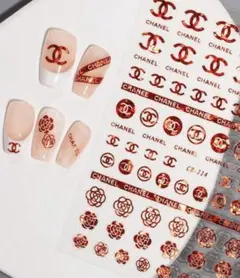 CHANEL ネイルシール レッド