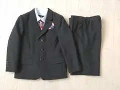 極美◆ＢＢセレモニースーツ５点セット◆男の子１１０サイズ☆発表会☆結婚式☆七五三