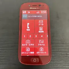 らくらくスマートフォン3 F-06F 8GB レッド