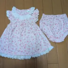 motherways ベビー ワンピース ブルマ セット 花柄のサムネイル