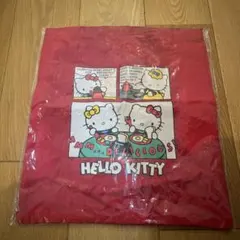 ハローキティ 50周年Happyくじ 一番くじ　C賞 トートバック 赤