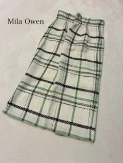 Mila Owen チェック柄タイトスカートsize1