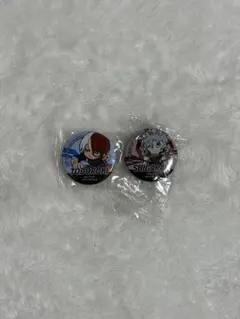 ヒロアカ くら寿司 コラボ 缶バッジ 轟焦凍 死柄木弔 2個セット