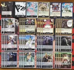 ワンピースカードゲーム　黒イム構築済デッキ＋入替カード、ドンカード付き