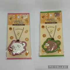 おそ松さん 松犬 ラバーストラップ 2点セット レトリバー チワワ