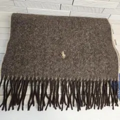 POLO RALPH LAUREN　毛100%マフラー　イタリア製　新品タグ付き