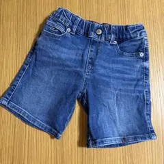 トミーヒルフィガー デニムハーフパンツ　110 ジーンズ　短パン　半ズボン