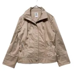 美品【エムケーミッシェルクラン】ストレッチライダースジャケット(38) 立体縫製