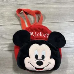 ミッキーマウス リュック 小型 赤