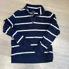 Polo Ralph Lauren ネイビー/ホワイト ストライプ トレーナー