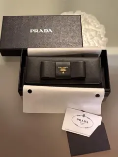 PRADA サフィアーノレザー 長財布 箱•保証書付き