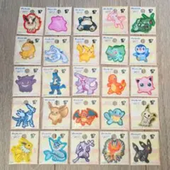 新品未開封品★ポケモン シール アイロン ワッペン アップリケ 刺繍 25種類のサムネイル