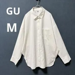 美品 GU M ホワイト ドルマンスリーブ シャツ 白シャツ ゆったりのサムネイル