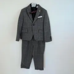 waltz フォーマルスーツ　セット 110cm グレー系 チェック