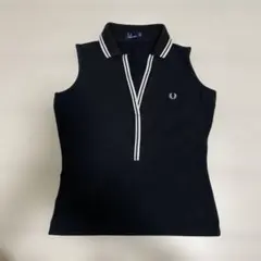 FRED PERRY フレッドペリー ポロシャツ ノースリーブ ブラック 10