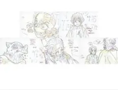 【30日まで】　5枚セット　未使用　鬼滅の刃ポストカード　善逸　炭治郎　原画絵柄