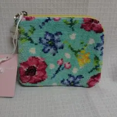 ✿FEILERフェイラー LOVERARYポーチ花柄シュニール織 未使用保管品✿