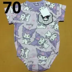 新品サンリオクロミちゃん半袖ロンパース70