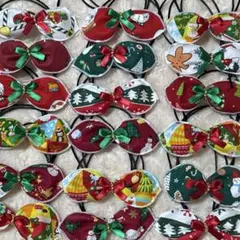 トリミングチョーカー18本(クリスマス)