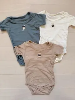 ベビーくま肌着3点セット 80cm