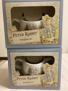 ピーターラビット 陶器マグカップ 2個セット