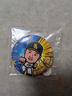 福岡ソフトバンクホークス 前田純 缶バッジ